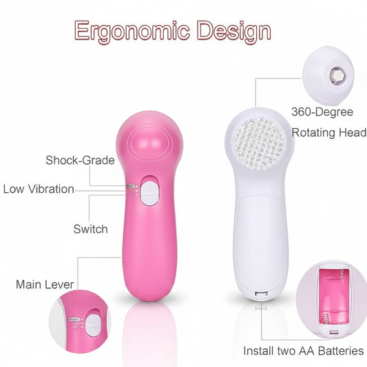 5 in 1 deep cleaning facial brush